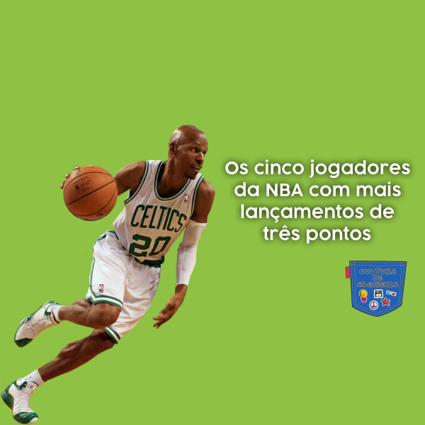 Os cinco jogadores da NBA com mais lançamentos de três pontos