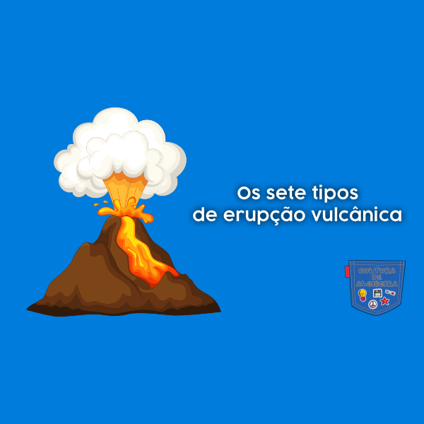 Os sete tipos de erupção vulcânica