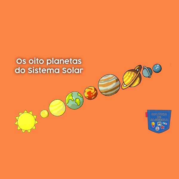 Os oito planetas do Sistema Solar