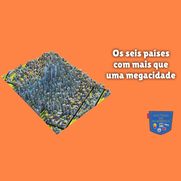 Os seis países com mais que uma megacidade