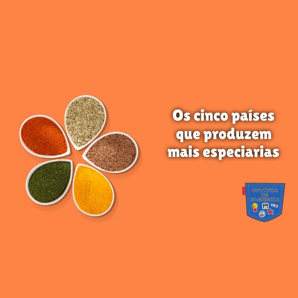 Os cinco países que produzem mais especiarias