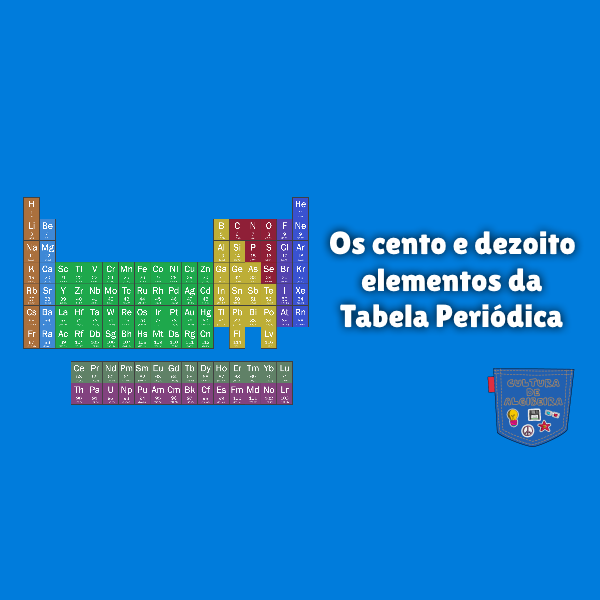 Os cento e dezoito elementos da Tabela Periódica
