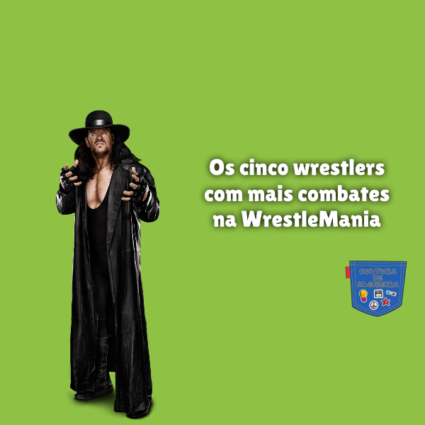 Os cinco wrestlers com mais combates na WrestleMania