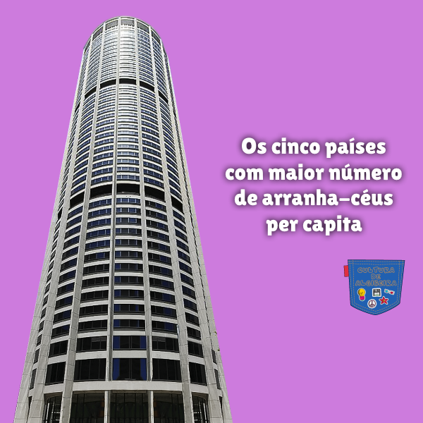 Os cinco países com maior número de arranha-céus per capita