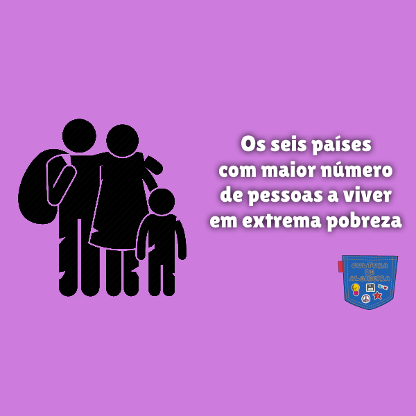 Os seis países com maior número de pessoas a viver em extrema pobreza