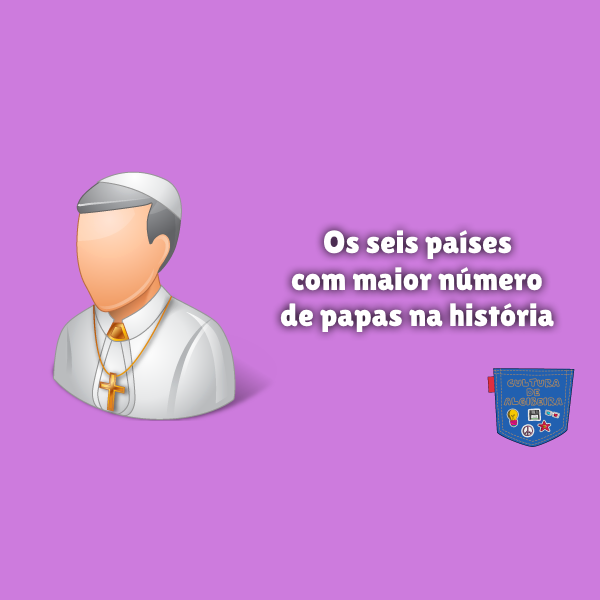 Os seis países com maior número de papas na história