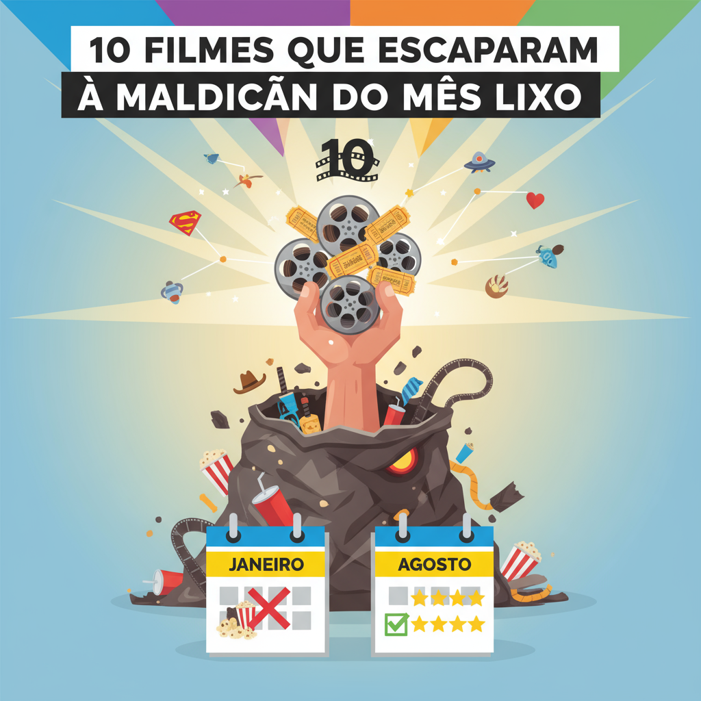 10 Filmes Surpreendentes que Desafiaram a Maldição do Mês Lixo