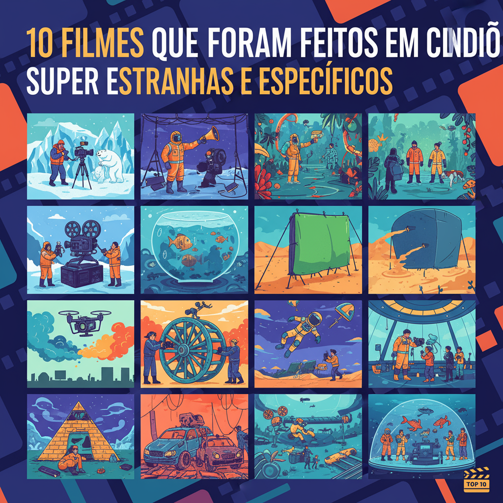 10 Filmes Feitos em Condições Super Estranhas: Histórias de Criatividade e Obstinação