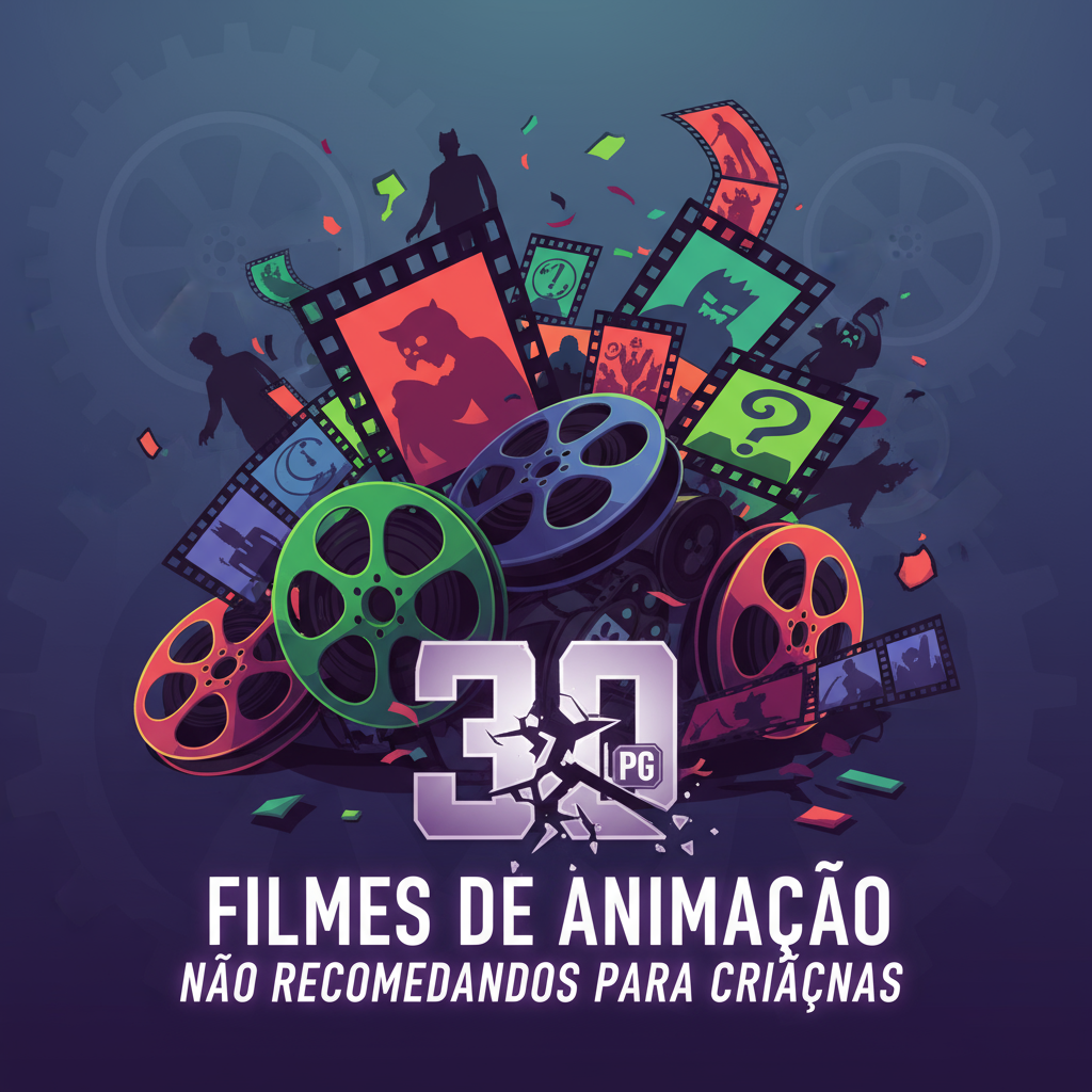 30 Filmes de Animação Não Recomendados para Crianças