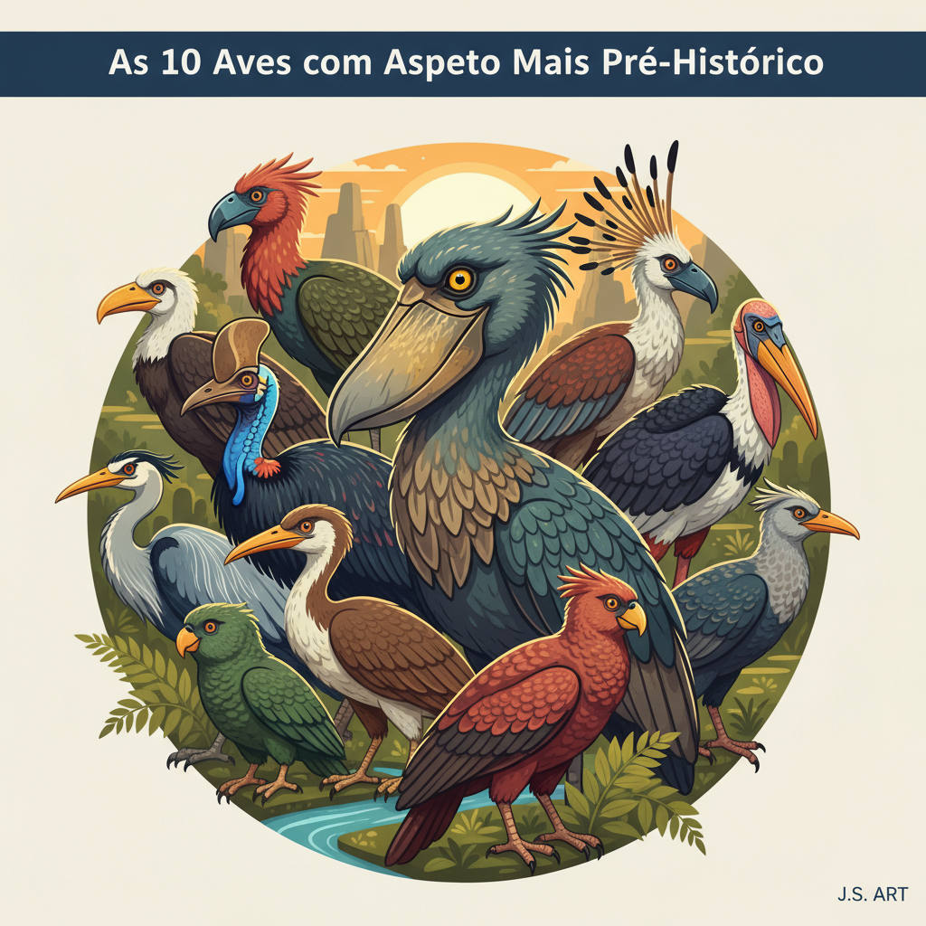 As 10 Aves com Aspeto Mais Pré-Histórico