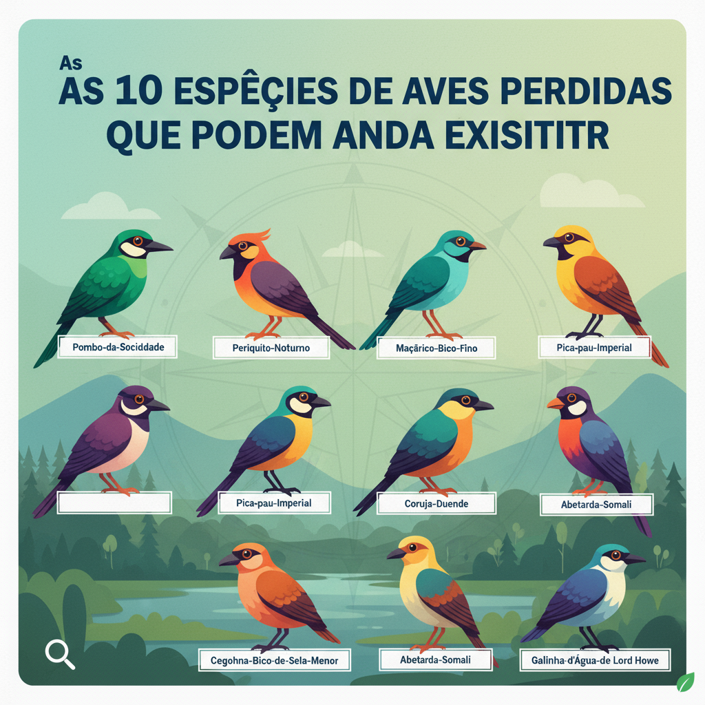 As 10 Espécies de Aves Perdidas Que Podem Ainda Existir