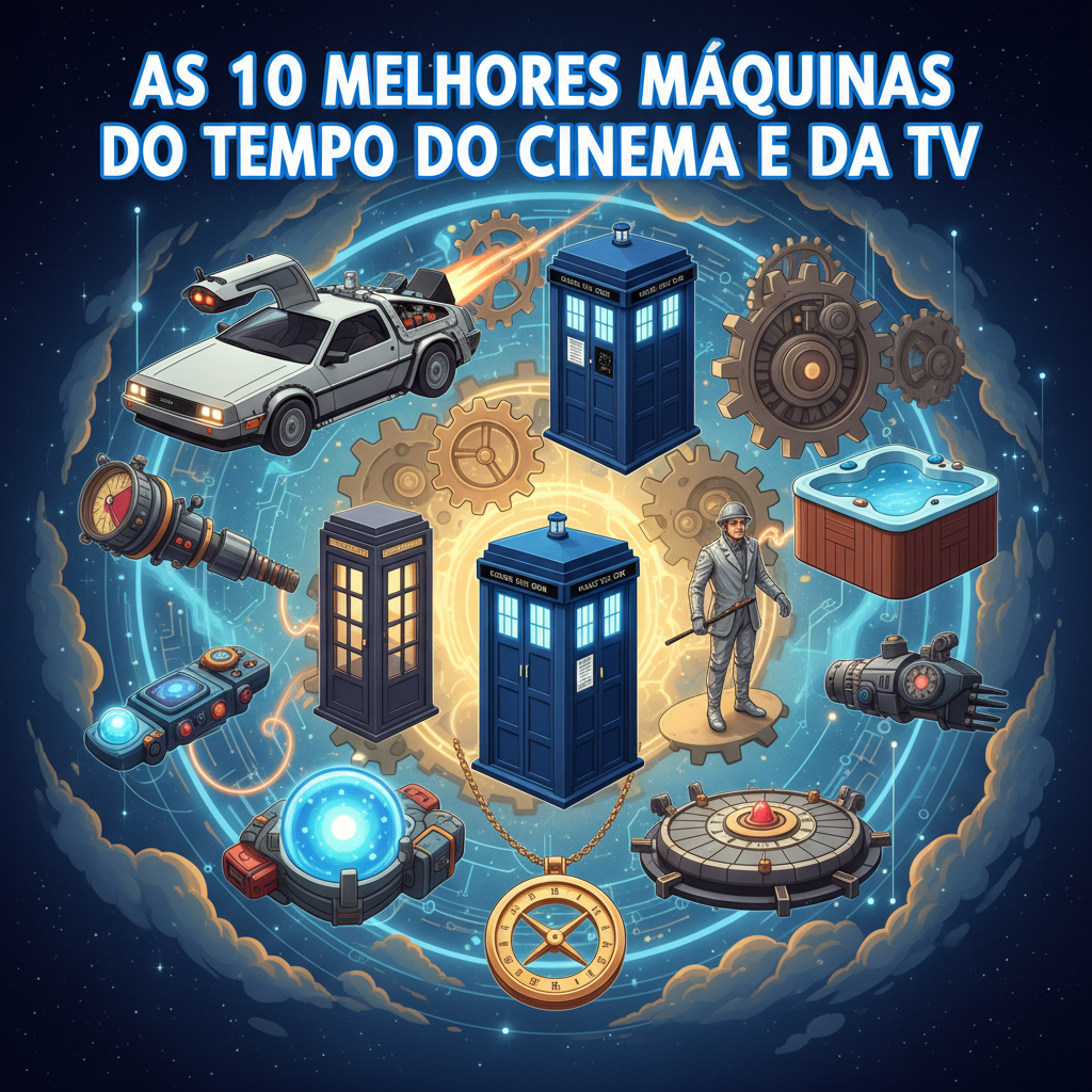 As 10 Melhores Máquinas do Tempo do Cinema e da TV