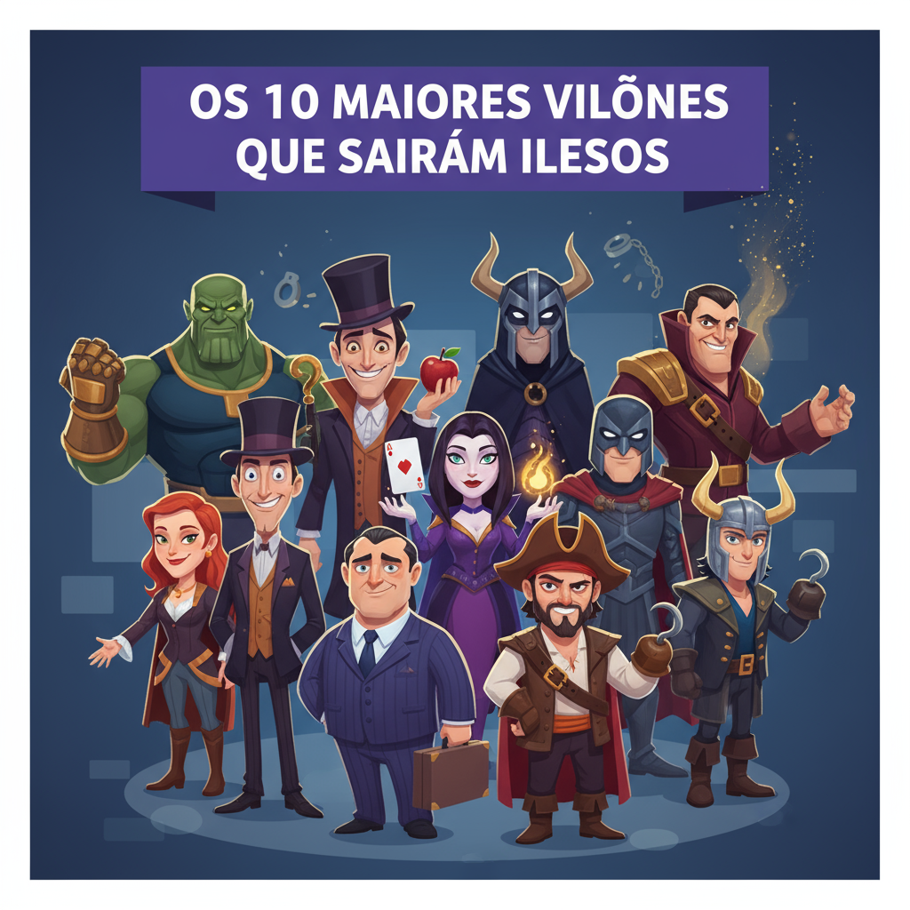 Os 10 Maiores Vilões Que Saíram Ilesos